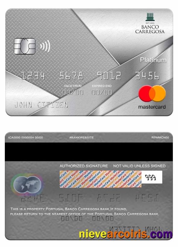 Portugal Banco Carregosa bank mastercard platinum